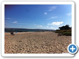 View across Sandbanks beach